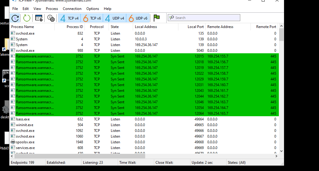 Port 445 wannacry pmat course